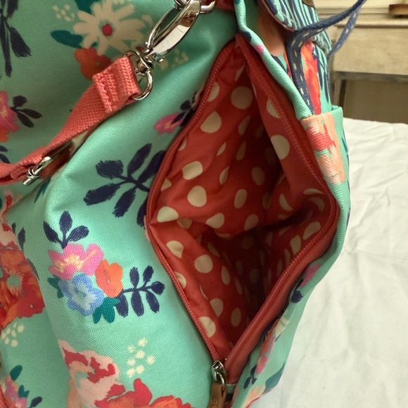 BNWT Matilda Jane Floral Convertible Backpack Diaper Bag - Picture 9 of 16